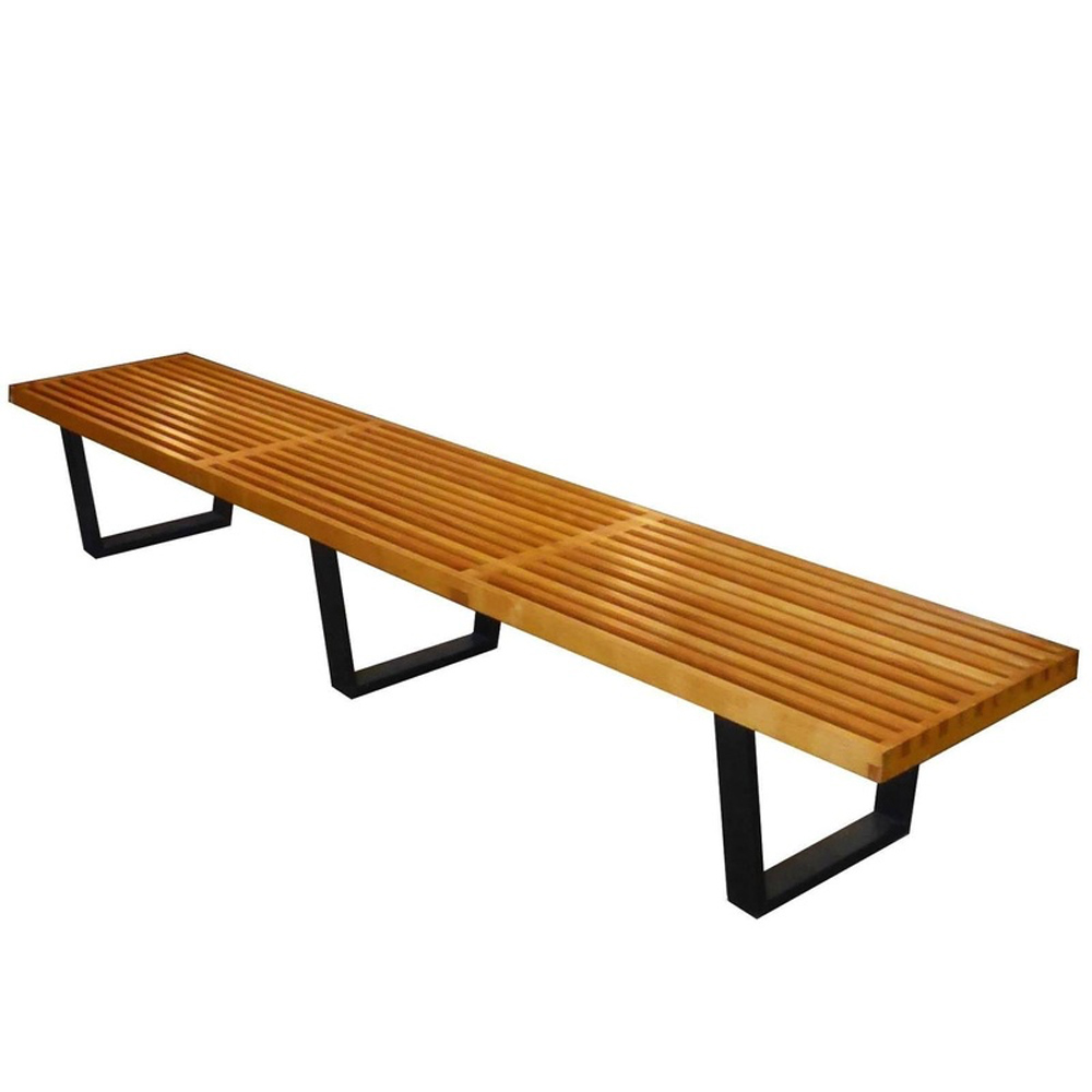 Xtra Long Platform Bench George Nelson Herman Miller TFTM Melrose