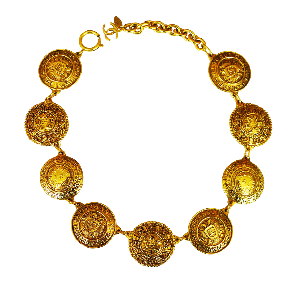 Vintage Chanel Ancient Coin Necklace || TFTM Melrose