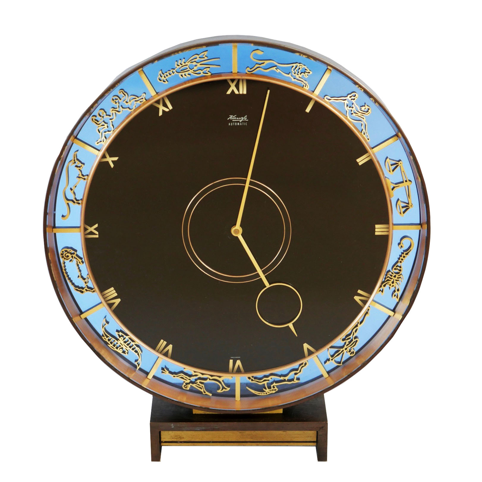 Zodiac Clock by Kienzle in Bronze TFTM Melrose